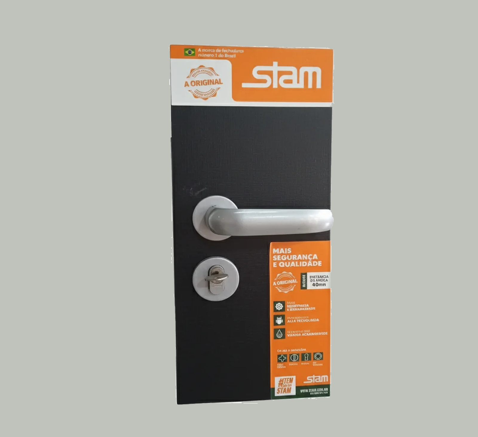 FECHADURA 803/09 - ROSETA ACETINADA (G) - COD: 732