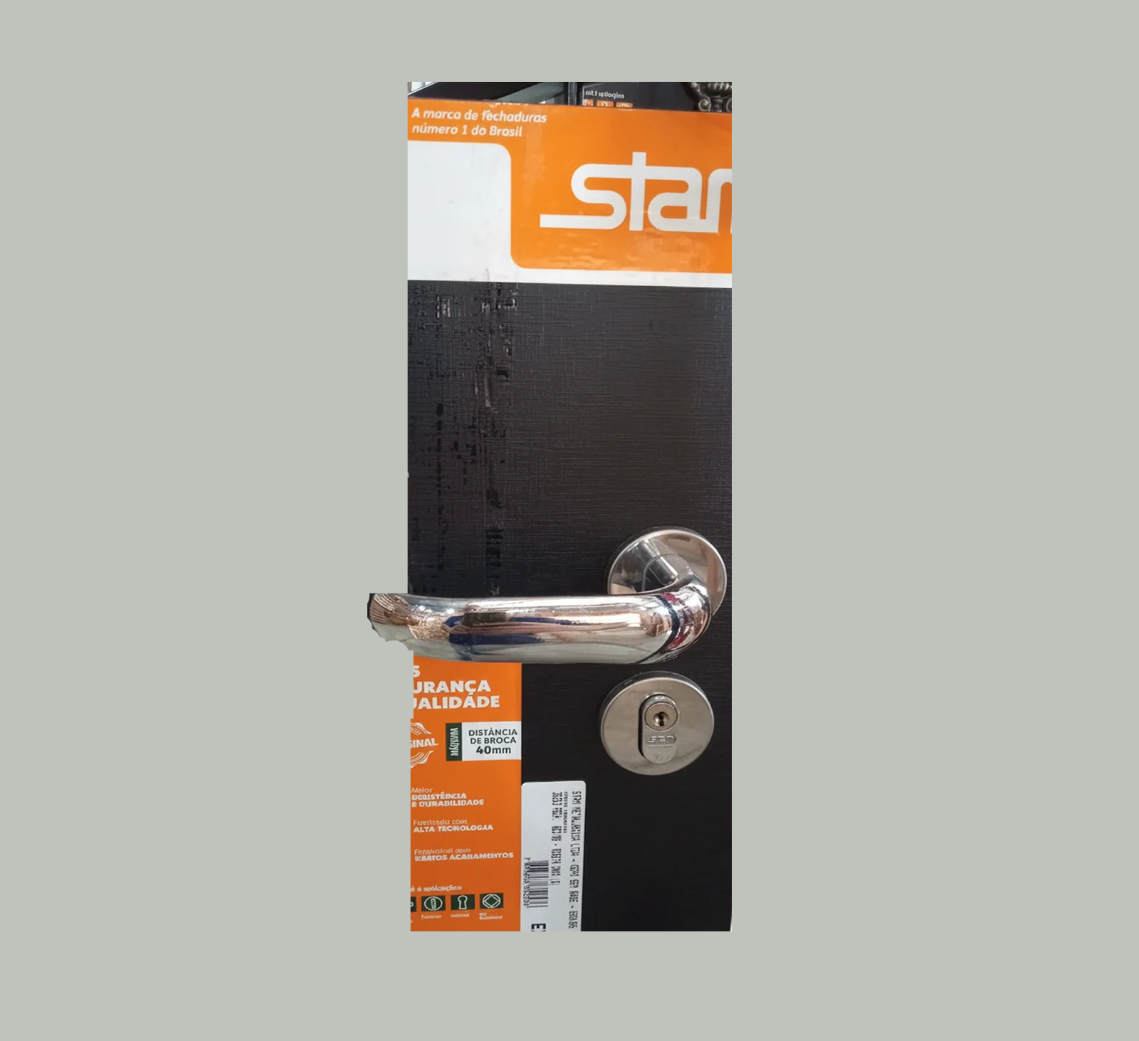 FECHADURA 803/09 ROS INOX - COD:1259