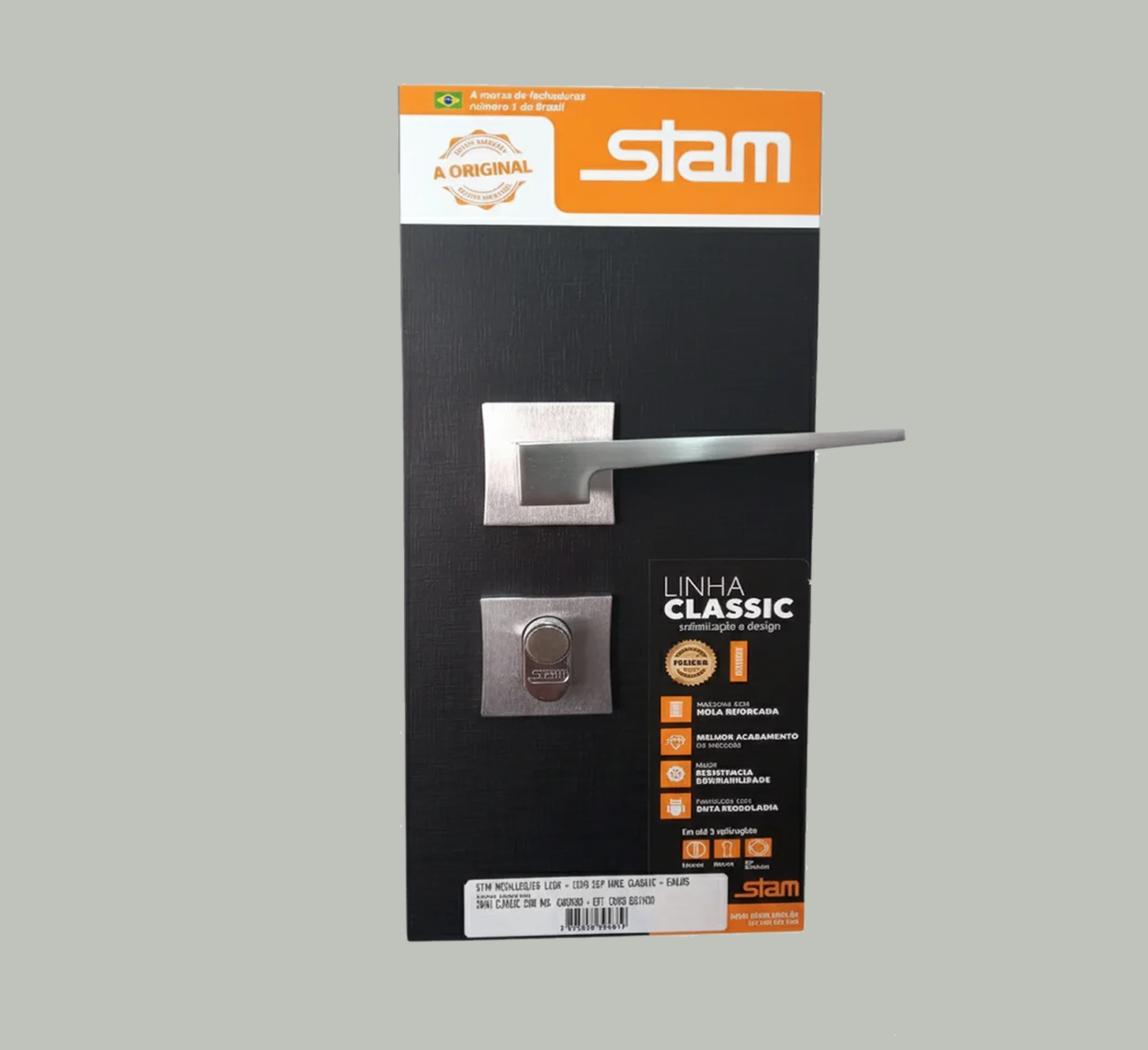 FECHADURA CLASSIC 3200 ROS QUAD CROM/ESC - COD: 3452