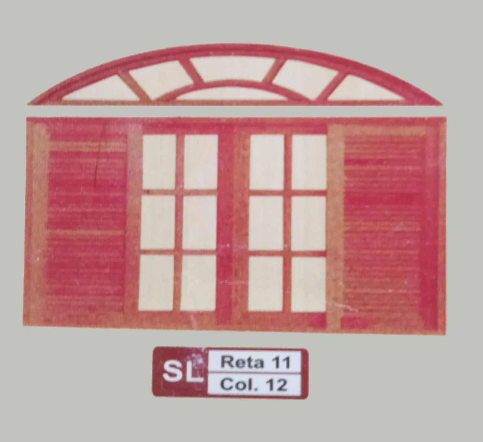 JANELA VIDRO/VENEZIANA CORRER SL 11-12