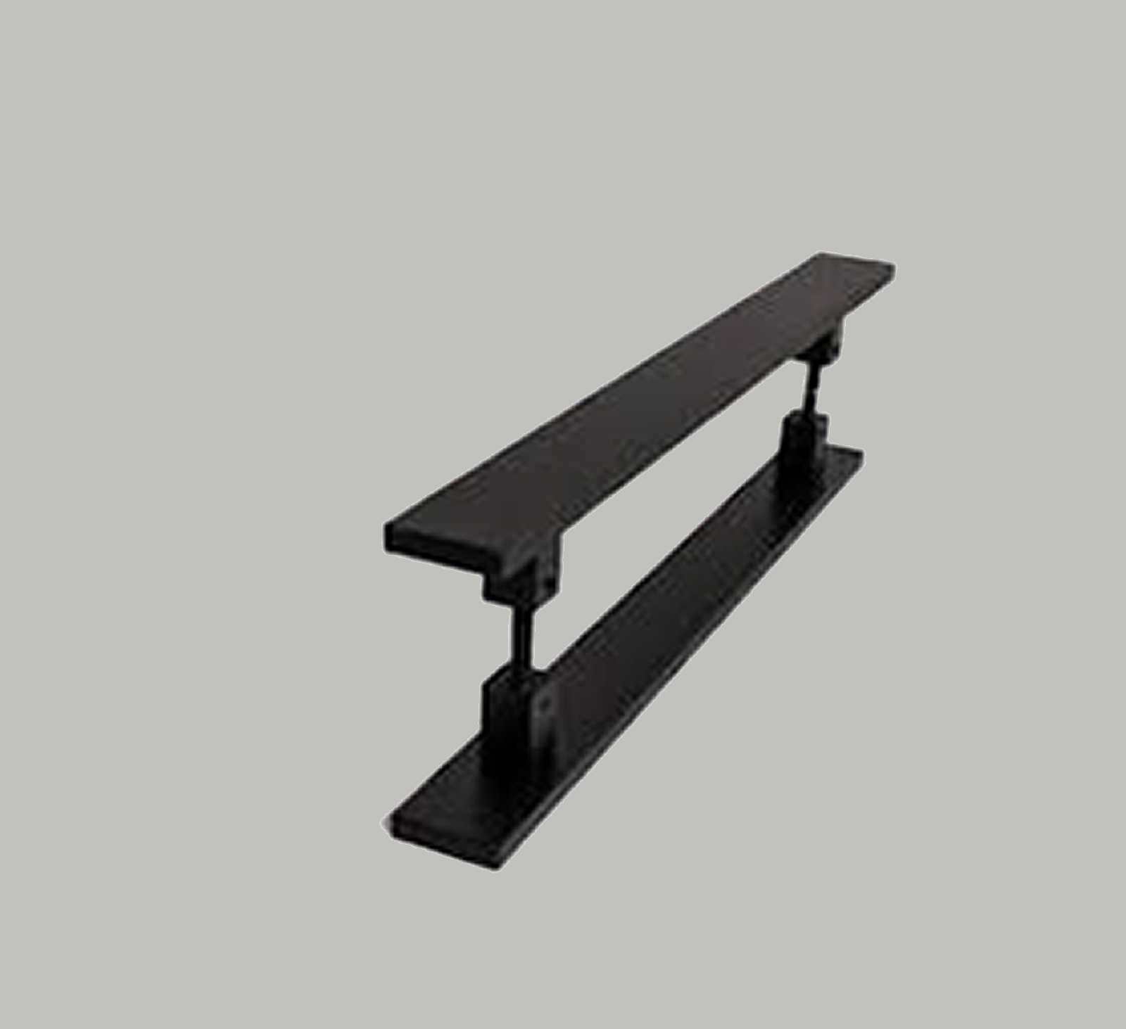 PUXADOR RUBI 1000MM PRETO FOSCO