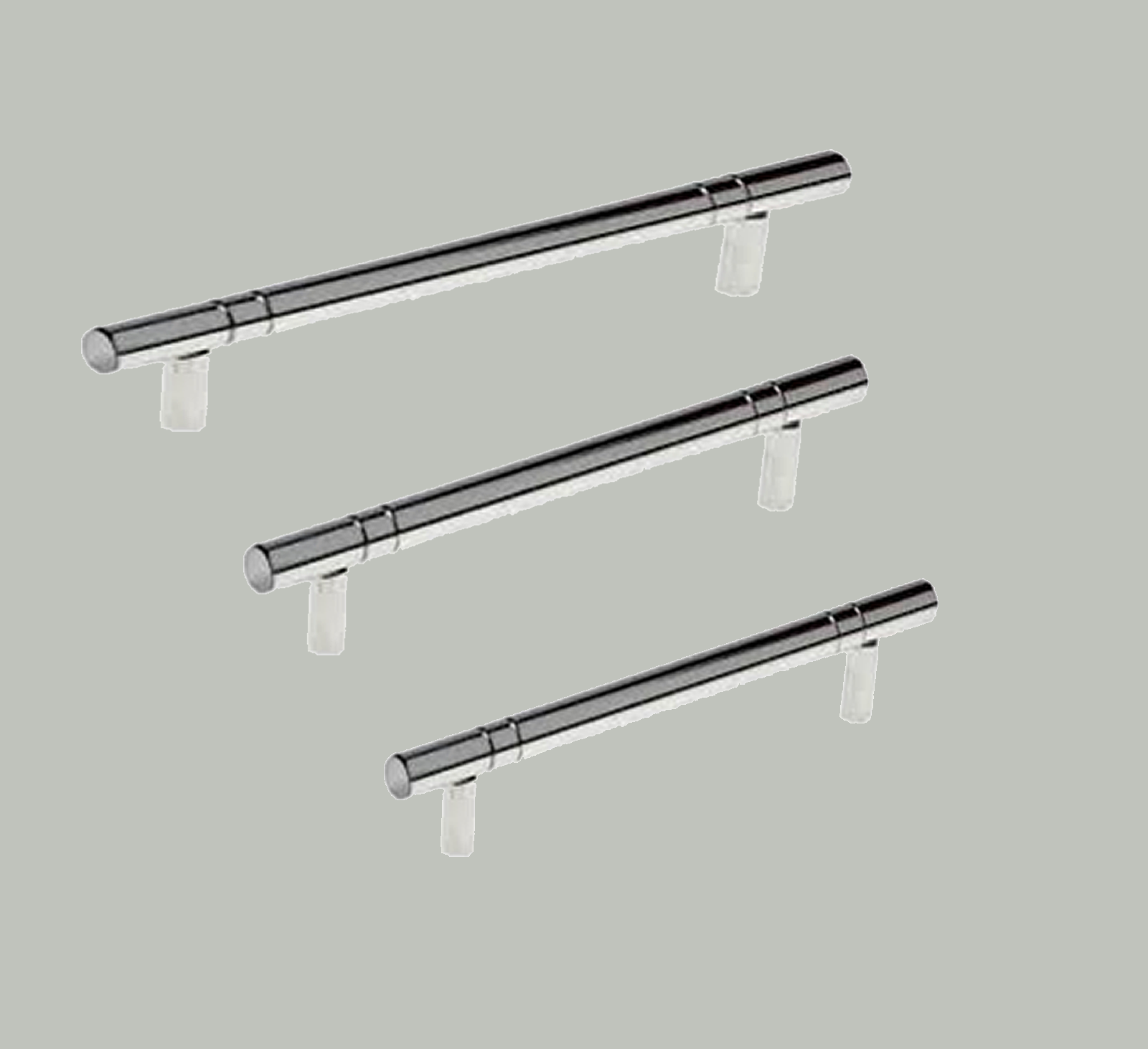 PUXADOR ALUM 3/8 ESCOVADO COM FRISO ACET